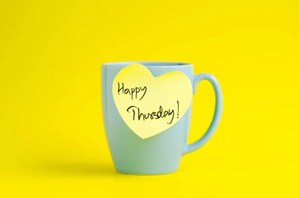 Happy Thursday message — Stock Photo, Image