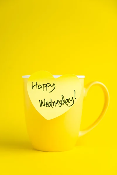 Happy Wednesday message — Stock Photo, Image