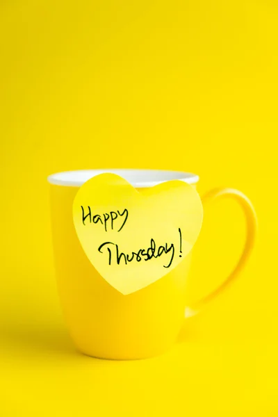 Happy Thursday message — Stock Photo, Image