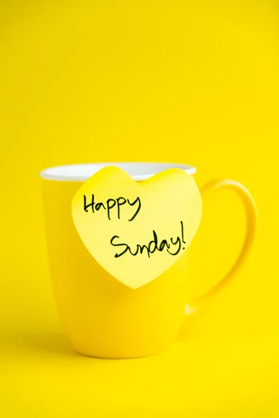 Happy Sunday message — Stock Photo, Image