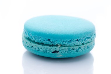 Mavi acıbadem kurabiyesi iyon beyaz