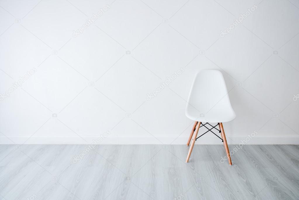 White Chair with white wall