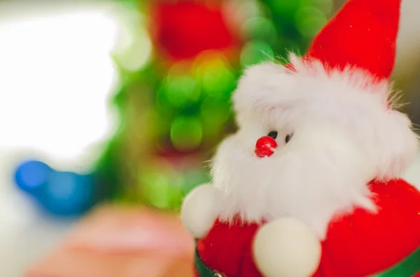 Caixa de presente de boneca Santa — Fotografia de Stock