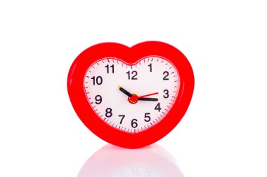 Kalp şekli ile çalar saat