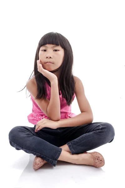 Retrato de menina asiática — Fotografia de Stock