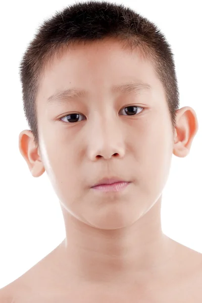 Asian boy on white — Stock Photo, Image