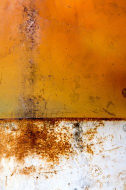Paslı boyalı teneke arka plan dokusu