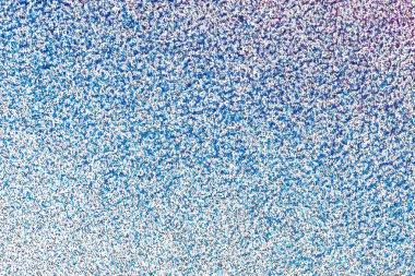 Mavi parlak parıltıdan yapılmış gerçek arkaplan, üst görünüm.