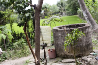 Eski geleneksel su de yapısı. Vietnam