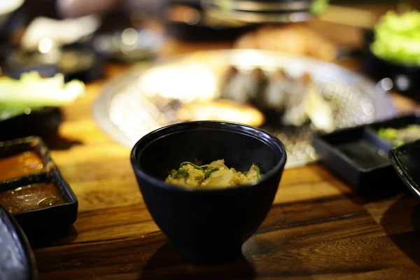 RAW яловичини фрагмента для барбекю або японський стиль yakiniku — стокове фото