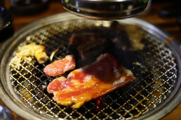 Ham sığır eti dilim Barbekü veya Japon tarzı yakiniku için