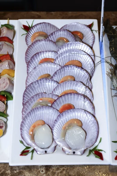 Gıda catering ile tablosunu dahil et ve deniz ürünleri