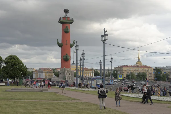 View of the Birzhevaya Square in St. Petersburg — Stock Photo, Image