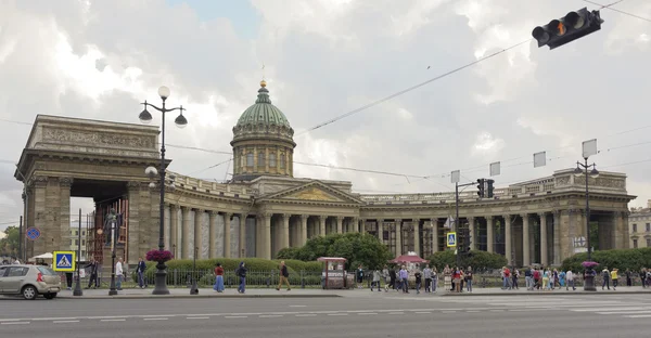 Вечір в білі ночі 5 липня; 2015 року в Санкт-Петербурзі — стокове фото