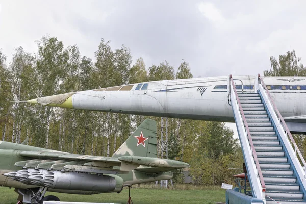 Tu-144-Supersonic pasajero liner (1968) .Max.speed, km / h-2500.The —  Fotos de Stock
