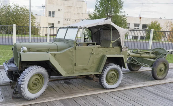 Gaz-67- Carro de comando (URSS), 1942.Max.speed, km / h-90 — Fotografia de Stock