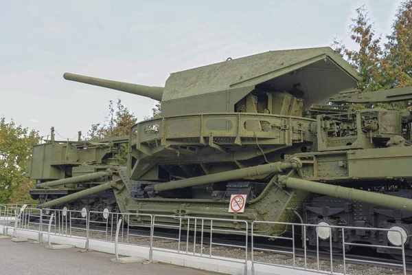 Tm-1-180- Eisenbahn-Artillerie-Einheit (ussr), 1939.Gewicht, t-160 — Stockfoto