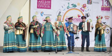  Gorki Park Maslenitsa konuşma kazak topluluğu