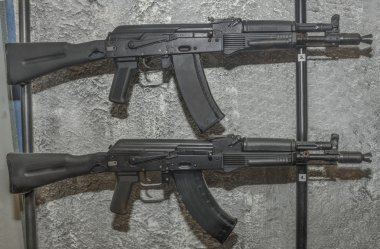 Kalashnikov submachine guns: AK-104, AK-105 clipart