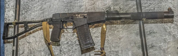 9-mm makineli tüfek sessiz Serdyukov sistemi örnek 1987, "Val" — Stok fotoğraf