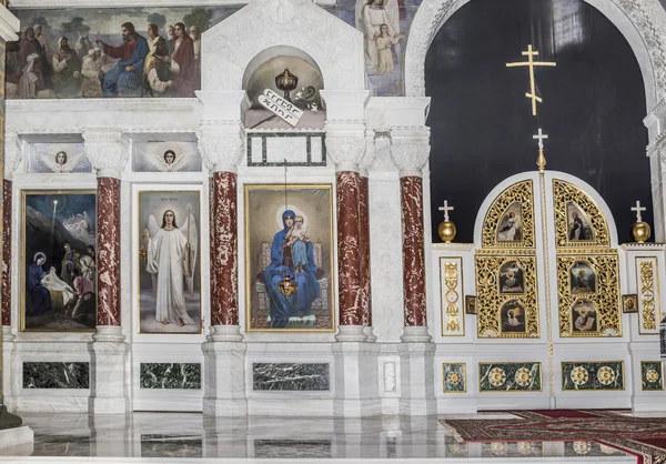 Интерьер Свято-Вознесенского собора — стоковое фото