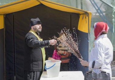  On Palm Sunday people are recruited into the church to the prie