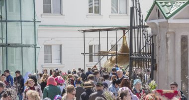  On Palm Sunday people are recruited into the church to the prie