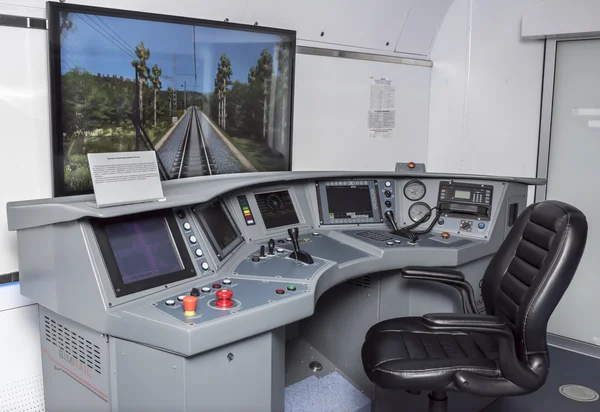 De simulator van elektrische treinen "Desiree" Swallow — Stockfoto