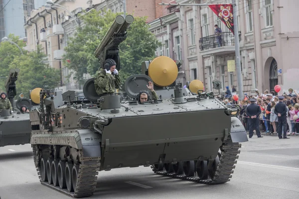 Военный парад в честь 71-й годовщины Победы в — стоковое фото