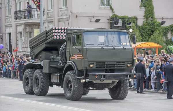 Военный парад в честь 71-й годовщины Победы в — стоковое фото