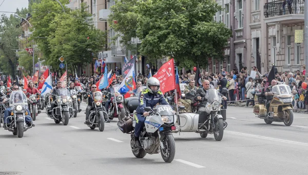 L'action "Régiment Immortel" sur les motos le 09 mai 2016 à — Photo