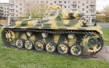 Orta sınıf birçok tankı T-3 (Pz.Kpfw.3 Ausf.L) Almanya, 1935 