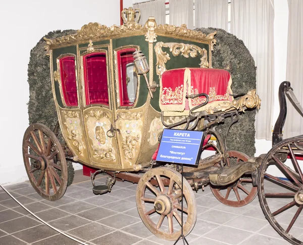 Carriage - 18th century in "Mosfilm" Museum — Stock Photo, Image