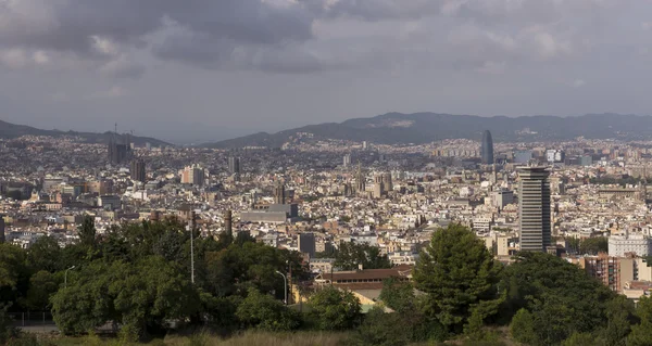 Vista de Barcelona desde la ladera.2014 —  Fotos de Stock