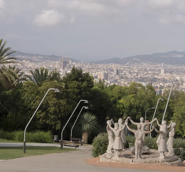 Vista de Barcelona desde Montjuic —  Fotos de Stock