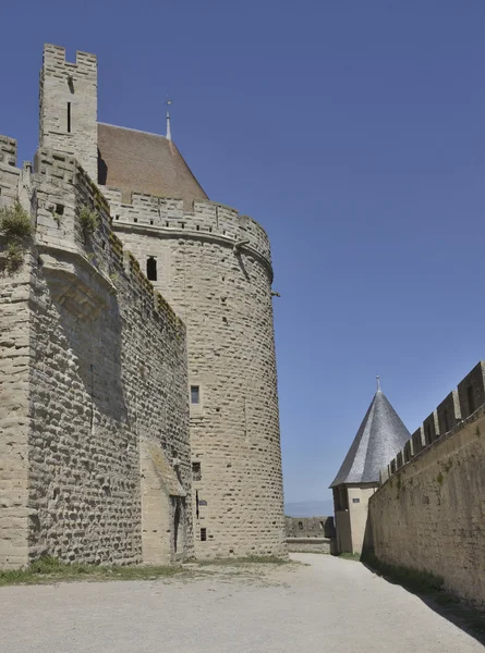 La fortaleza de Carcasona — Foto de Stock