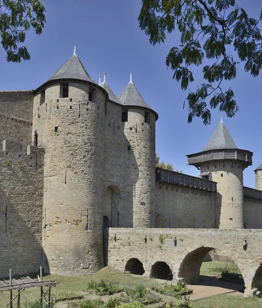 La fortezza di Carcassonne — Foto Stock