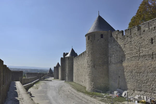 La fortezza di Carcassonne — Foto Stock