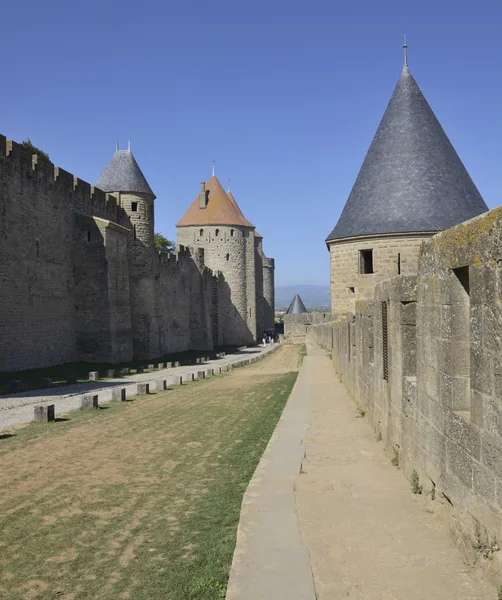 La fortaleza de Carcasona — Foto de Stock