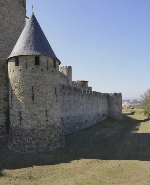 ป้อมปราการของ Carcassonne — ภาพถ่ายสต็อก