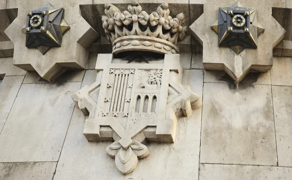 Kolumbusdenkmal in barcelona, spanien — Stockfoto