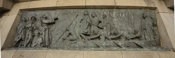 Columbus monument in barcelona, Spanje — Stockfoto