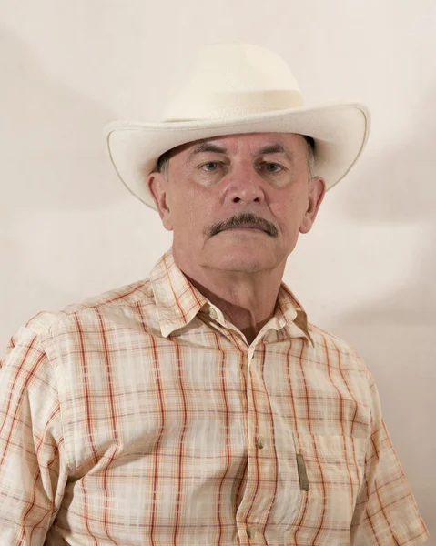 Cowboy-fehér kalapot — Stock Fotó