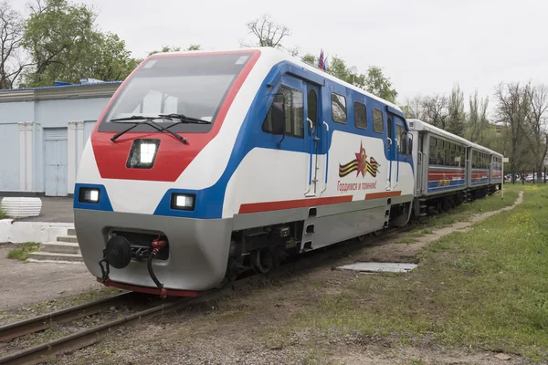 Trein smalspoorlijn — Stockfoto