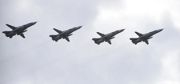 Parade in honor of the 70th anniversary of the Victory on May — Stock Photo, Image