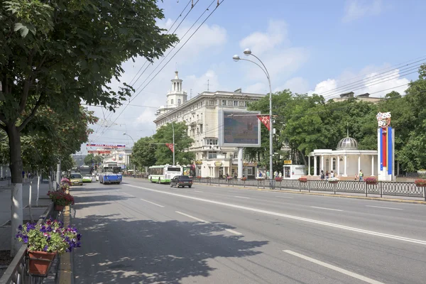 Bolshaya Sadovaya (nagy kert) Street Rostov-on-Don — Stock Fotó