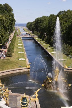  Each guest Peterhof tends to witness the great miracle-the uniq