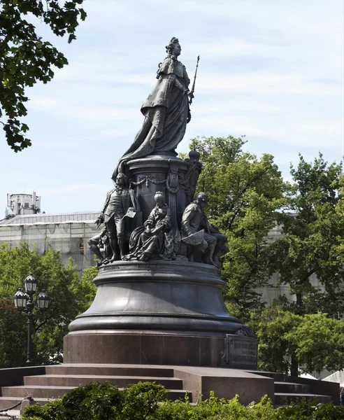 Pomník císařovny Catherine 2 nd — Stock fotografie