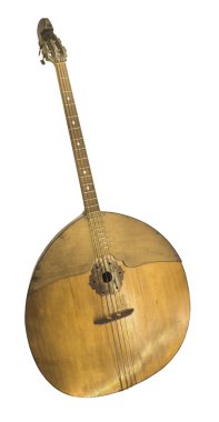 Kontrbas Domra. Dize Mızraplı müzik aleti, Russia.191