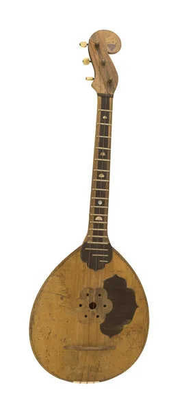 Высокочастотная домра. Струнный щипцовый музыкальный инструмент. Марьино-А — стоковое фото